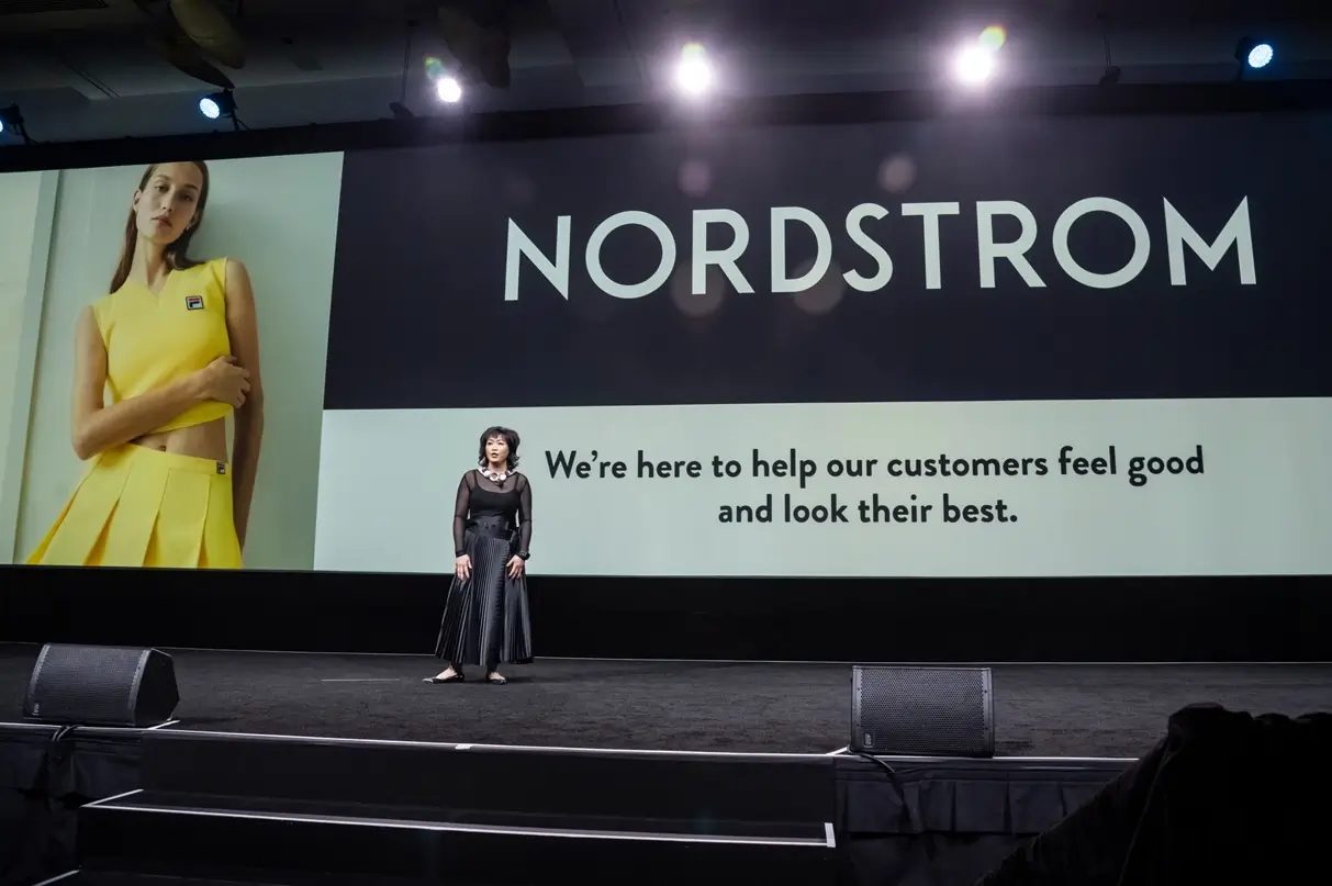 Image of Ngoc Phan, Vice President of Supply Chain at Nordstrom speaking at Momentum 2025